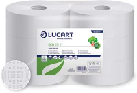 Lucart 812207 Toalettpapír 2 rétegű közületi átmérő: 26 cm 6 tekercs/karton 26 j ecolucart_ kép
