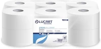 Lucart 812526 Toalettpapír 2 rétegű közületi átmérő: 19 cm 12 tekercs/csomag strong kép
