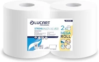 Lucart 852698A Kéztörlő 2 rétegű tekercses átmérő: 28 cm 100% cellulóz belső magos kép