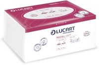 Lucart 853008B Törlőkendő 1 rétegű hajtott íves 100 lap/csomag airtech 43x77 - 50 gsm _ kép