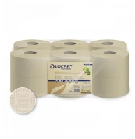 Lucart ALD812276 Eco natural mini közületi toalettpapír 19cm 160m 2 rétegű 12 tekercs/zsugor 40 zsugor/raklap kép