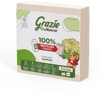 Lucart ALD832291 Grazie natural szalvéta 38x38cm 2 rétegű 40 szál/csomag kép