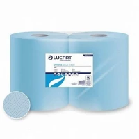 Lucart ALD851323J Strong blue 3.500 ipari törlőkendő, 3 rétegű, 500 lap, 2 tekercs/zsugor kép