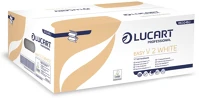 Lucart ALD863048 Easy v hajtogatott kéztörlő 2 rétegű fehér, 20x190lap/karton 40karton/raklap kép