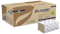 Lucart COR_UBC31 Kéztörlő, v2 hajtogatott, 2 rétegű, 190 lap, havanna, 