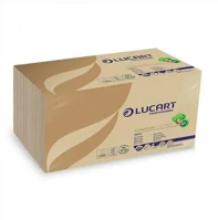 Lucart ECONATURAL 130T Szalvéta, 1/4 hajtogatott, 30x30 cm,  