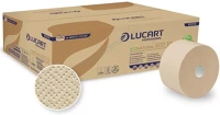 Lucart ECONATURAL 900 ID LUCART_812179S BARNA Toalettpapír 2 rétegű közületi átmérő: 19 cm 900 lap/tekercs 12 kép