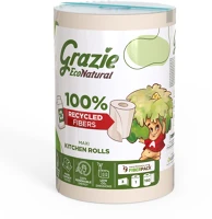 Lucart H65821443I Grazie natural tekercses kéztörlő 3 rétegű, 150 lap/tekercs kép