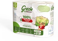 Lucart H65821444I Grazie natural tekercses kéztörlő 2 rétegű, 2 tekercs/csomag kép