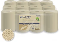 Lucart H65861134 Eco natural tekercses kéztörlő 2 rétegű, 255lap, 59m 12 tekercs/zsugor kép