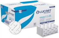 Lucart H65863051 Strong v2.25 hajtogatott kéztörlő 2 rétegű cellulóz 20x190 lap / karton kép