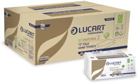 Lucart H65864036P Eco natural z hajtogatott kéztörlő 2 rétegű 18x220 lap/karton 32 karton/raklap kép