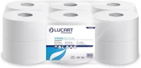 Lucart LUCART_812201J FEHÉR Toalettpapír 2 rétegű közületi átmérő 19 cm 739 lap/tekercs 12 tekercs/karton strong j 19 plus _812201j fehér kép
