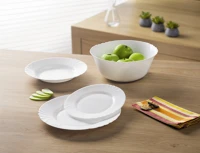 Luminarc 501029 Cadix 19 részes fehér porcelán étkészlet kép