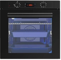 Luxell A68-SGF3 DDT-B DDT fekete, beépíthető, sütőtér: 77L, légkeverés, pirolitikus, sütő kép