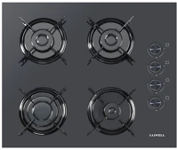 Luxell C6-40BF-B C6-40bf beépíthető fekete gázfőzőlap kép