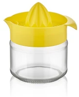 Luxplastic C-00135 fresia citromfacsaró üveg tárolóval 300ml, narancs vagy citromsárga kép