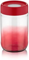 Luxplastic C-00422 Iris  rainbow piros üveg tároló 660ml kép