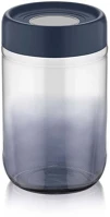 Luxplastic C-00423 Iris  rainbow indigókék üveg tároló 660ml kép
