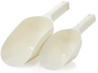 Luxplastic L-00466 Iris  müzli és gabonapehely adagolókanál szett 2 darabos (375ml, 725ml) kép
