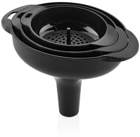 Luxplastic L-00874 Iris  tölcsér szett 3 darabos, bézs, piros vagy fekete színű kép
