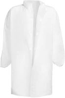 Lyncmed ALDVKTZ28GSM Látogató köpeny egyszerhasználatos pp tépőzáras fehér 110x135cm, 28g, l kép