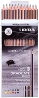 Lyra 07.0152478 Grafitceruza  graduate 4h-6b hatszögletű környezetbarát 12 darabos kép
