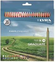Lyra 07.02124 Színes ceruza  graduate hatszögletű 24 darabos kép