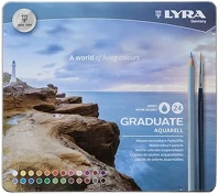 Lyra 07.02126 Színes ceruza  graduate aquarell hatszögletű fémdoboz 24 darabos kép