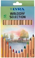 Lyra 07.02134 Színes ceruza  super ferby waldorf háromszögletű vastag 12 darabos kép