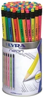 Lyra 07.02136 Grafitceruza  neon hb hengeres radíros fémhengerben 96 darabos kép