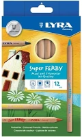 Lyra 07.03072 Színes ceruza  super ferby natúr 12 darabos kép