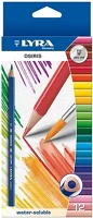 Lyra 07.03073 Színes ceruza  osiris aquarell ecsettel 12 darabos kép