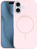 Mag TF5907504520766 magsafe kompatibilis púderpink szilikon hátlap tok kép