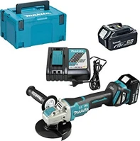 Makita DGA519RTJ Akkumulátoros sarokcsiszoló18v kép