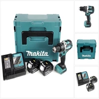 Makita DHP484RTJ - kék / fekete - makpac, 2x li-ion akkumulátor 5.0ah kép