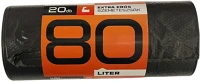 Mamuth DA503XSZMA5999570031901 Szemeteszsák extra erős, 80l, 80x60cm, 20db/tekercs kép