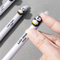 Manal IG5300 Zselés toll lazy stars 0,5 mm radírozható pingvin fekete betéttel kép