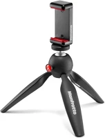 Manfrotto MKPIXICLMII-BK Pixi mini állvány mii, univerzális okostelefon tartóval kép