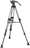 Manfrotto MVK608TWINFC Nitrotech 608 fej + 645 fast karbon állvány, k.terp ikerláb kép