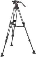 Manfrotto MVK612TWINFC Nitrotech 612 fej + 645 fast karbon állvány, k.terp ikerláb kép