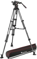 Manfrotto MVK612TWINMC Nitrotech 612 video fej + karbon állvány középterp., ikerláb kép