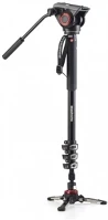 Manfrotto MVMXPRO500 fluidtech talp és mvh500ah fluid vodeó fej egylábú állvány szett kép