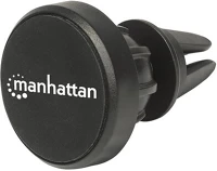 Manhattan 461504 Telefon tartó autós - autó szellőző rácsára rakható, mágneses telefon tartó, fekete kép