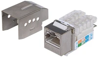 Manhattan 790789 Keystone - cat6a keystone jack, ftp árnyékolt, rj45, fém kép