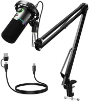 Maono PD200XS Pd200xs dinamikus mikrofon állvánnyal(fekete) kép