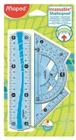 Maped 244069 Vonalzókészlet, kicsi, műanyag, hajlítható, 4 darabos,  