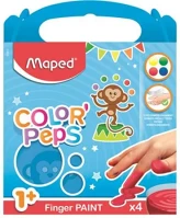 Maped 4X80 G Ujjfesték, alap színek, 4x80 g, kép