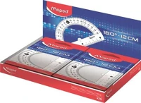 Maped COR_IMA146134 Szögmérő, műanyag 180°-os kínáló dobozos  
