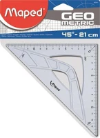 Maped COR_IMA242421 Háromszög vonalzó, műanyag, 45°, 21 cm,  